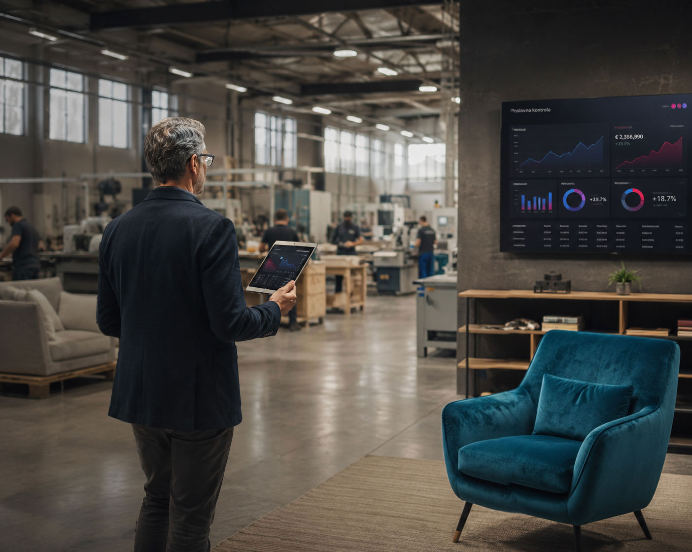 Proizvodni pogon povezan s Connect Marketplace platformom