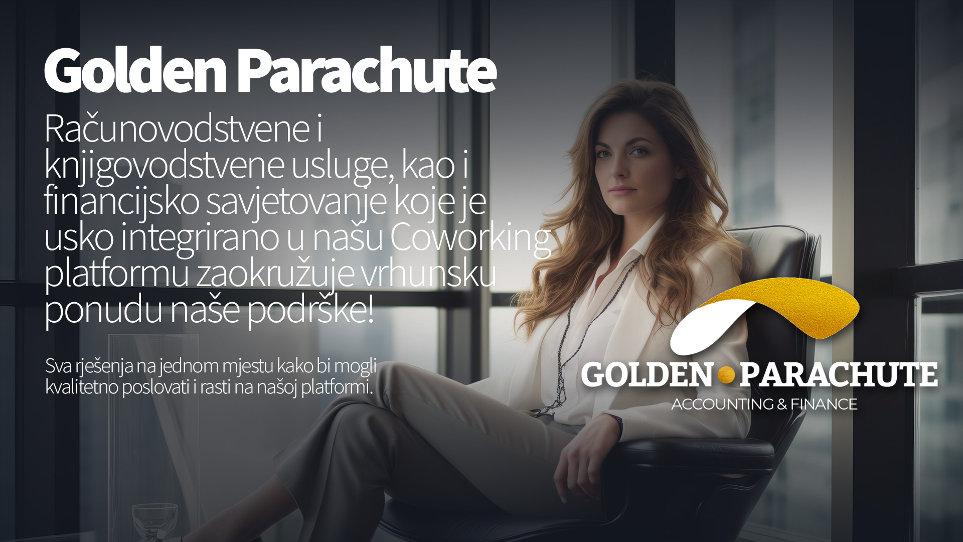 Golden Parachute  - Zlatni padobran, računovodstvene usluge na našoj Coworking platformi