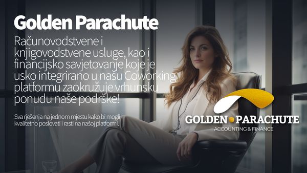 Golden Parachute  - Zlatni padobran, računovodstvene usluge na našoj Coworking platformi